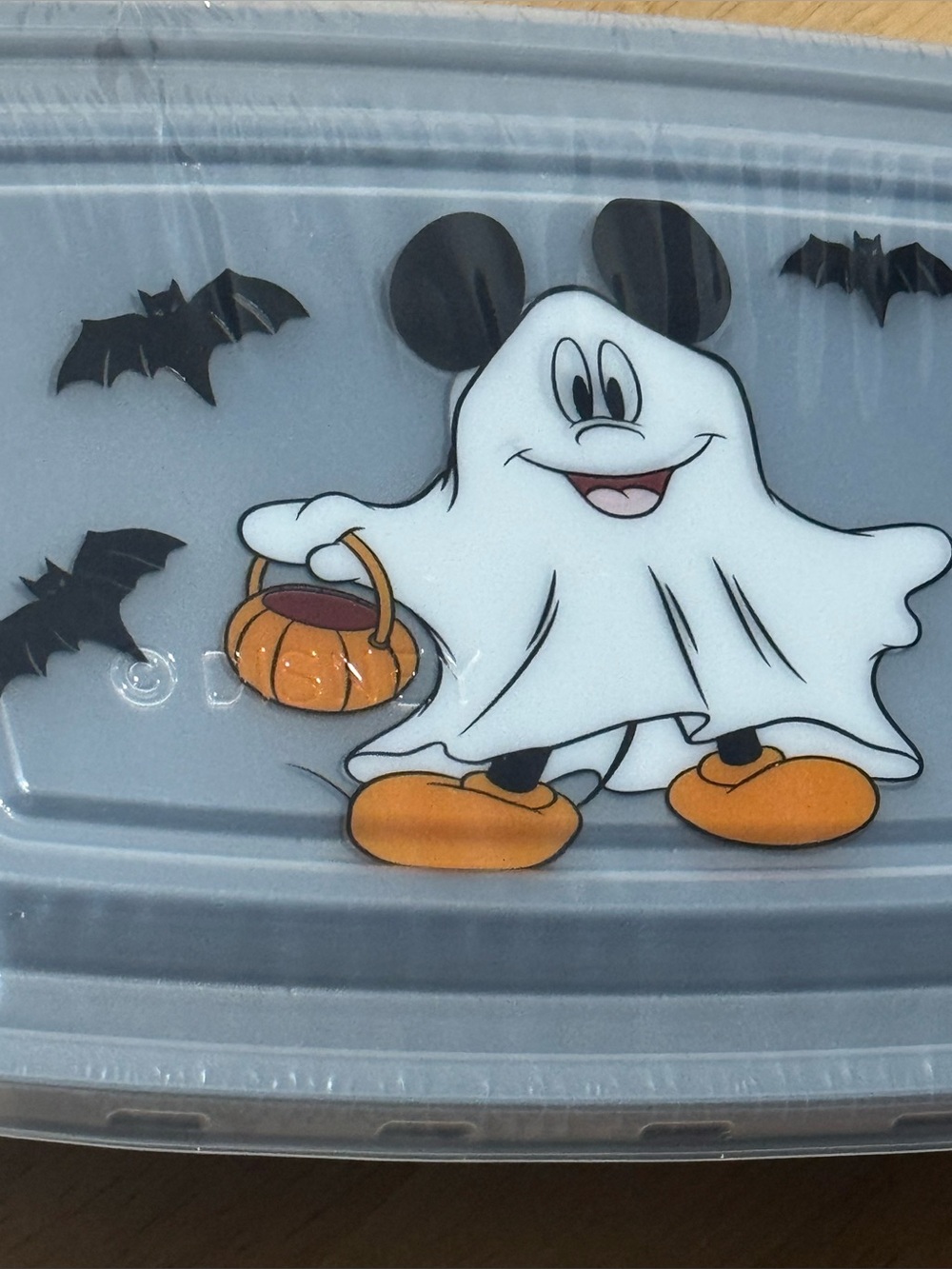 Disney Halloween Mickey Ghost 4 Piece Containers NEW sealed set
